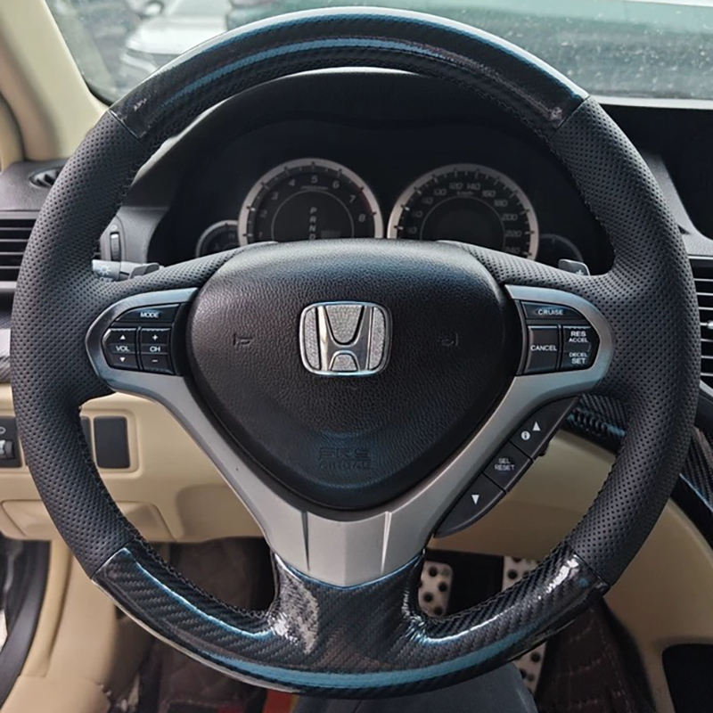 for Honda Accord Euro 2008-201 - Car Steering Wheel Cover Anti Slip Breathable recension och pris