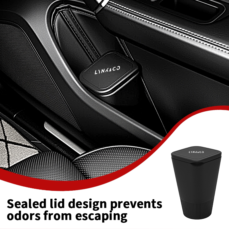 Silicone Car Door Storage Tras - Waterproof Car Trash Can With Lid recension och pris