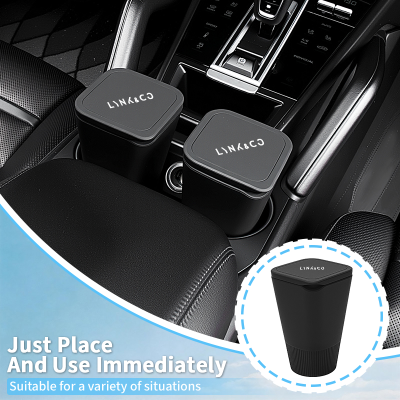 Silicone Car Door Storage Tras - Waterproof Car Trash Can With Lid recension och pris