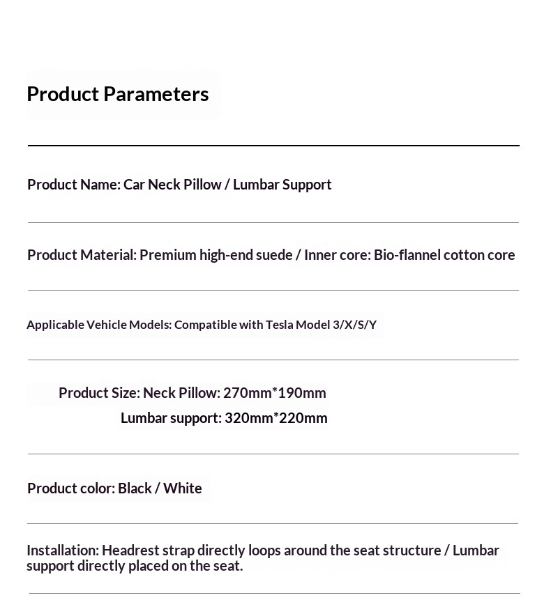 Car Headrest Lumbar Pillow Mem - Memory Foam Car Neck Pillow Lumbar Support recension och pris