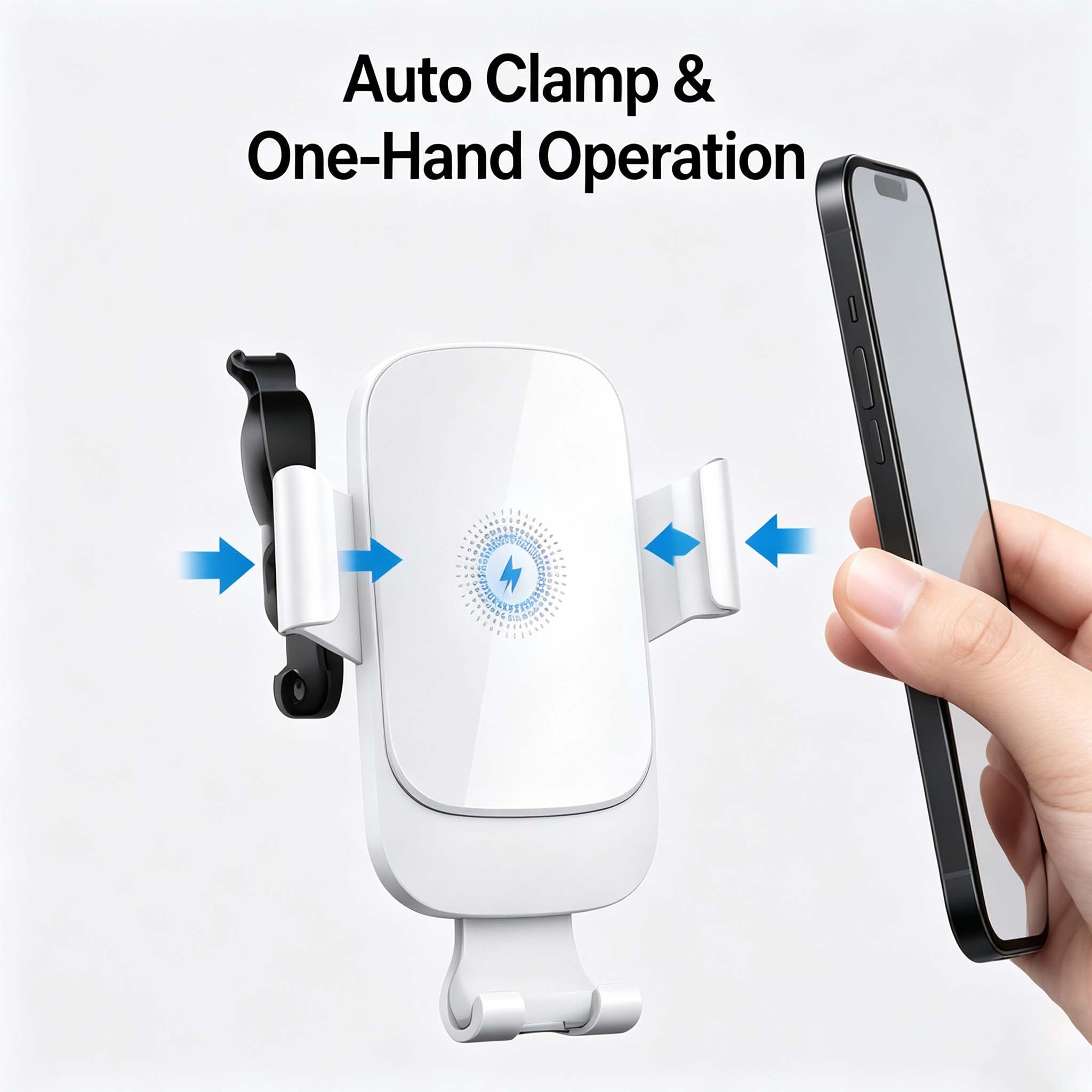 Wireless Car Charger 15W Fast  - Magnetic Phone Holder For Car Vent recension och pris