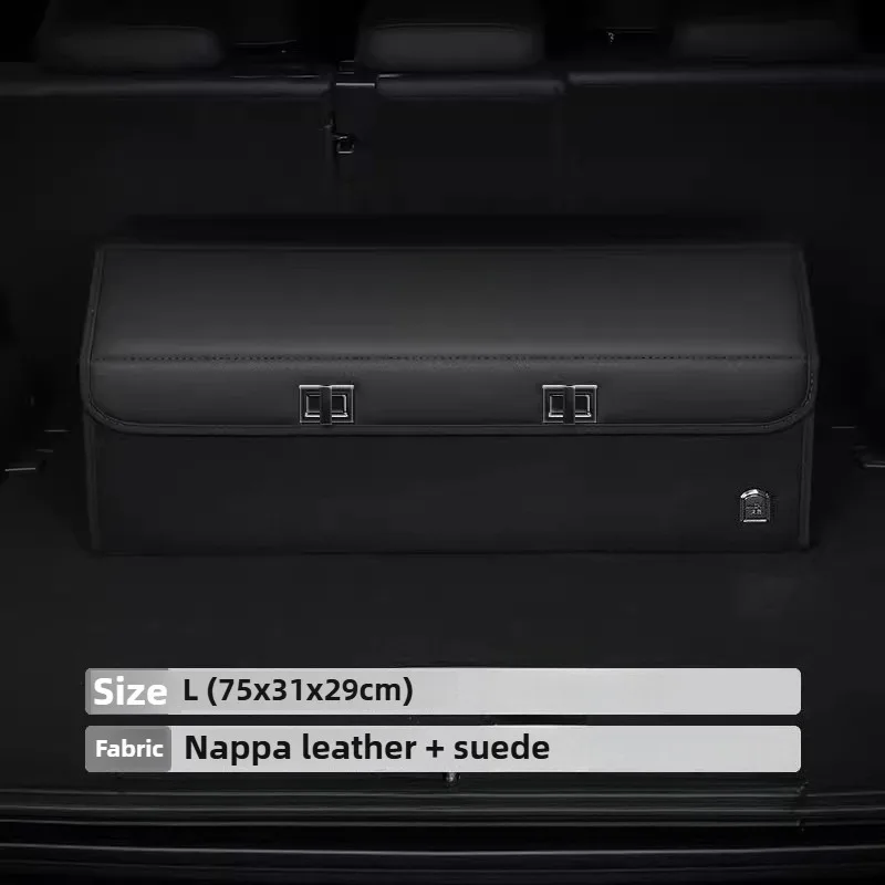 Light Luxury Suede Car Trunk S - Car Trunk Organizer Foldable Storage Box recension och pris