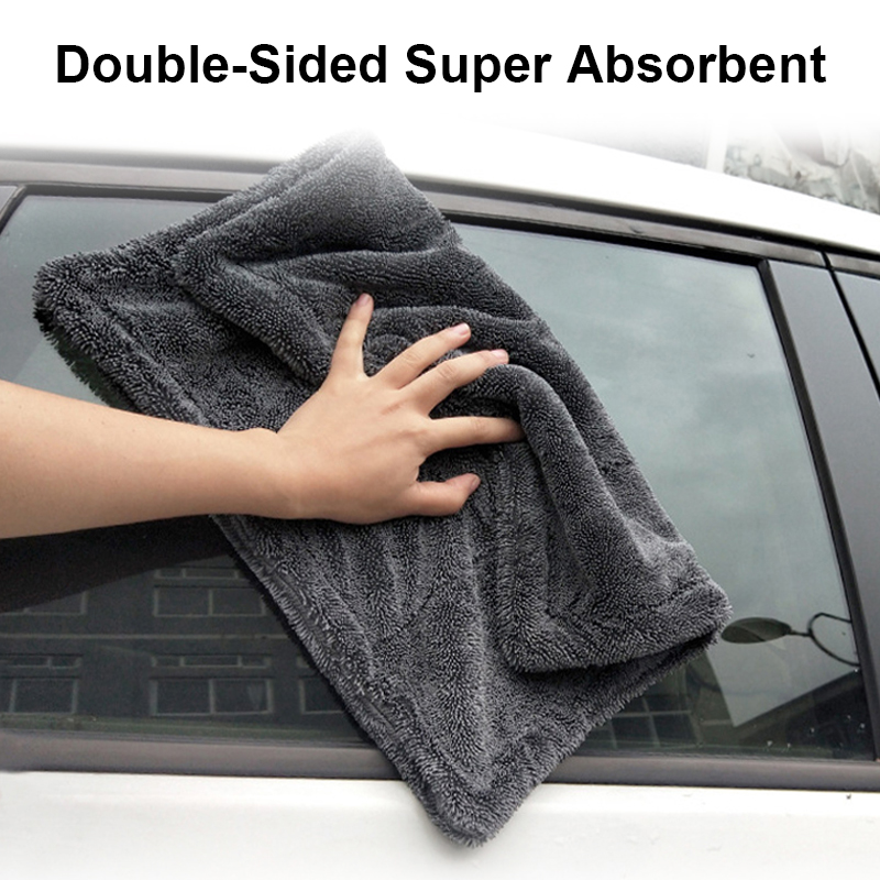 1200GSM Car Wash Towel Microfi - Microfiber Car Drying Towel Super Absorbent recension och pris