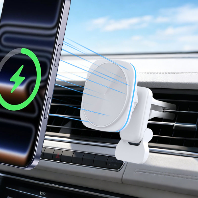15W Magnetic Car Wireless Char - Wireless Car Charger Mount Fast Charging recension och pris