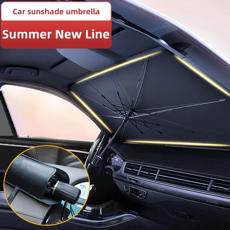 Car Windshield Sun Shade Umbre - Car Sunshade Windshield Umbrella Foldable recension och pris
