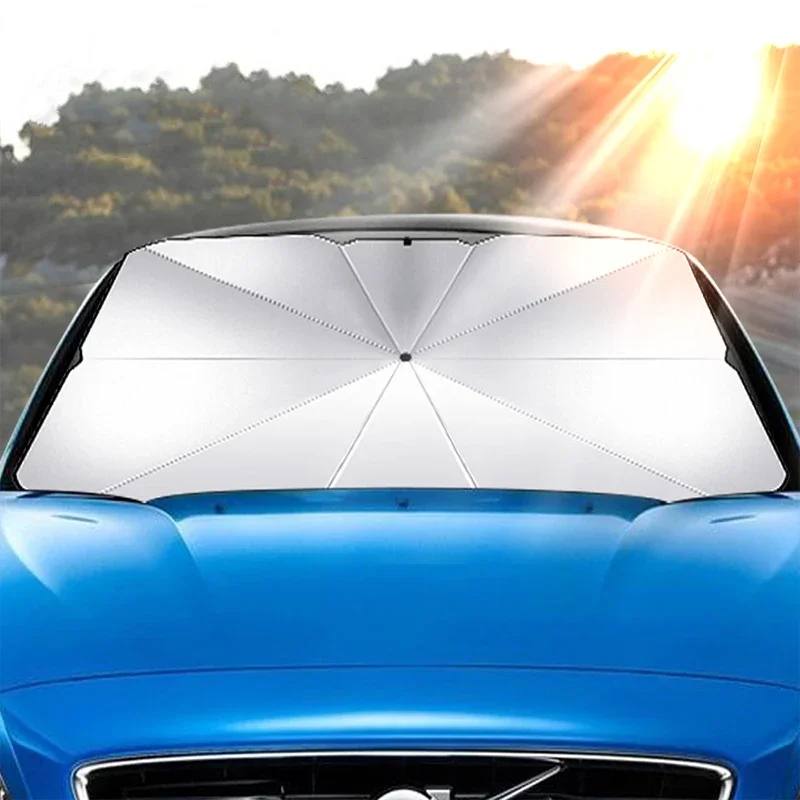 Car Windshield Sun Shade Umbre - Car Sunshade Windshield Umbrella Foldable recension och pris