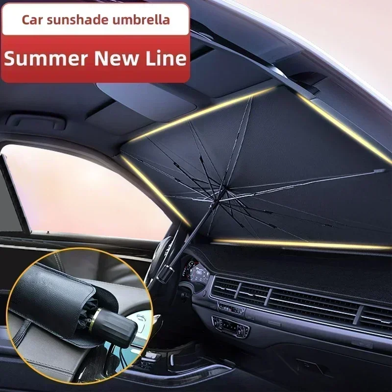 1PC Foldable Car Windshield Su - Car Sunshade Windshield Umbrella Foldable recension och pris
