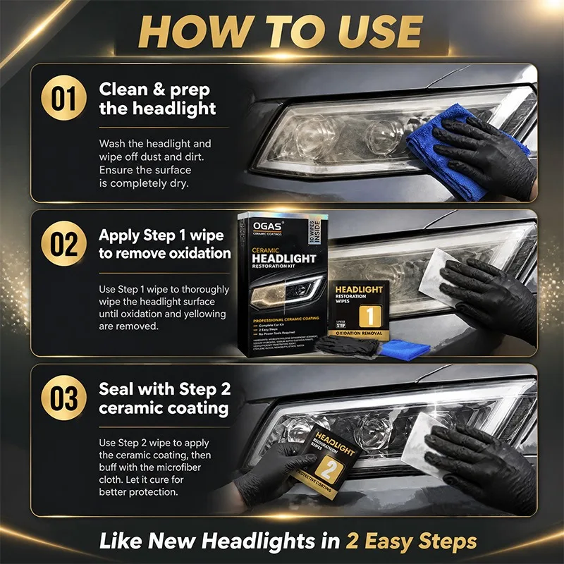 Ceramic Car Headlight Restorat - Car Care recension och pris